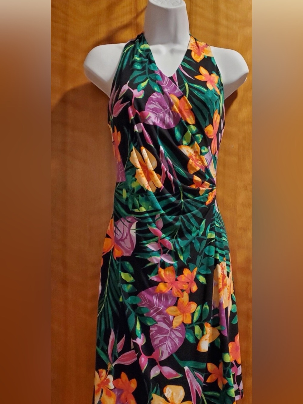 Tommy Bahama Halter Tropical Floral Dress  🍊